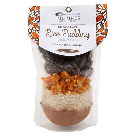 Chocolate And Orange Rice Pudding Mix 250g Foodies Australia