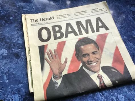 Andbarack Obama Electedand The Herald Complete Newspaper Sc November 5