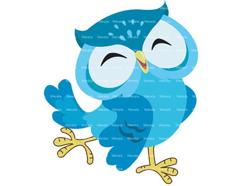 Free Owl Blue Owl Clipart Kid Clipartix