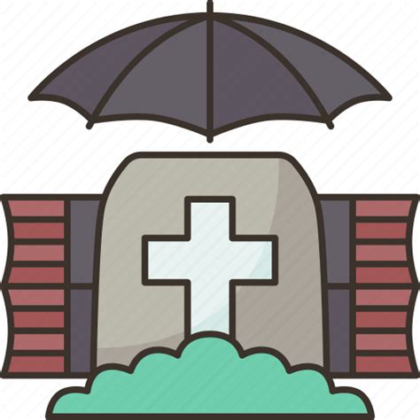 Funeral Insurance Memorial Planning Coverage Icon Download On