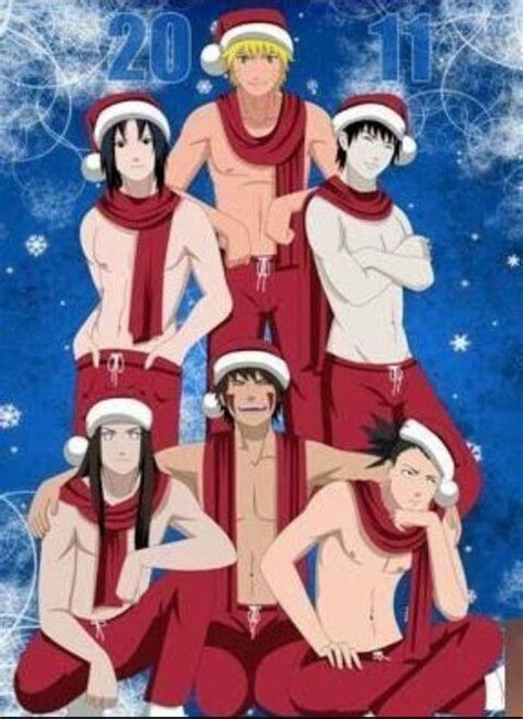 Merry Christmas Naruto Team 7 Anime Naruto