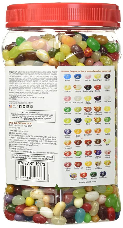 Kirkland Signature Jelly Belly Original Gourmet Jelly Beans 44 Flavors 18kg Buy Online In