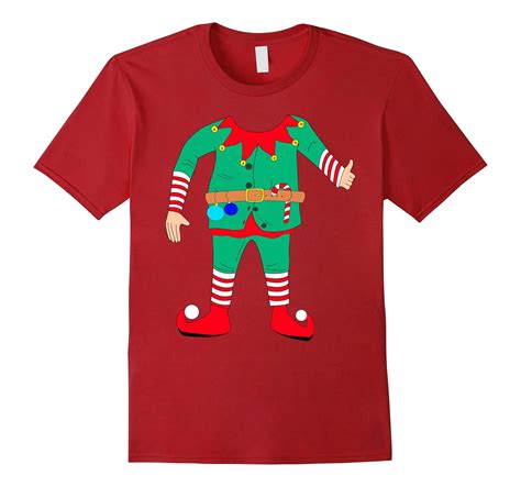 Elf Costume T Shirt Elf Lovers Cute Xmas Christmas Outfit Anz Anztshirt