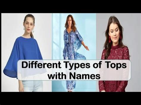 Different Types Of TOPS With Names TOPS For Girls Women In Santhana Spot YouTube