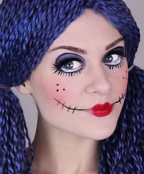 Rag Doll Makeup For Halloween Try It With Costume Halloween Scary Doll Costume