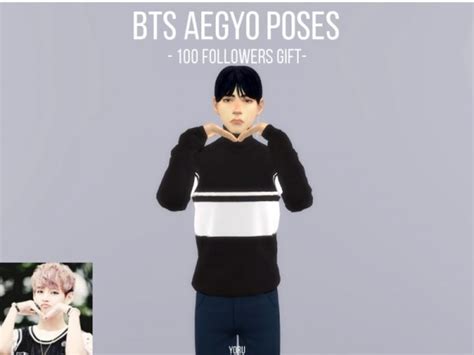 The Sims Resource Bts Aegyo Poses By Yoru Sims 4 Downloads