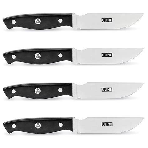 Deluxe Steak Knife Set H 10105 Uline