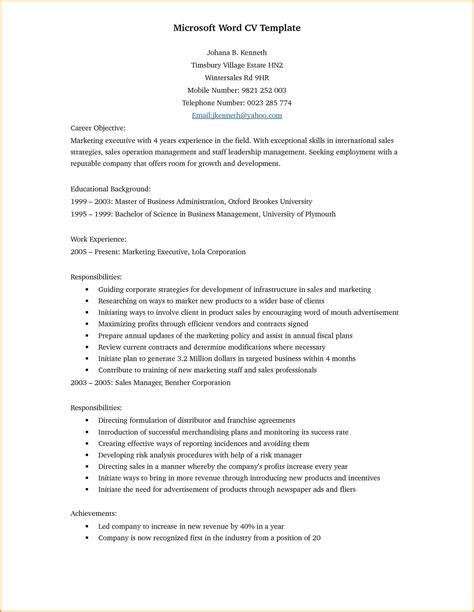 This modern ms word resume template includes graphical elements that make it stand out from the rest and don't distract the reader from the document's content. cv word doc template