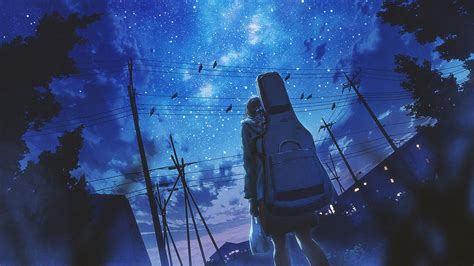 Anime Girl Night Wallpapers Top Free Anime Girl Night Backgrounds