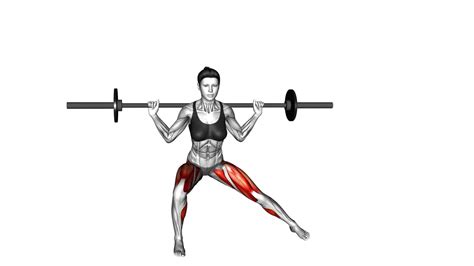 Barbell Lateral Lunge Female Video Guide Tips For Effective Exercise