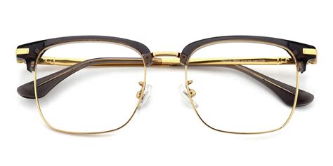Hilbert Browline Eyeglasses In Gray Sllac