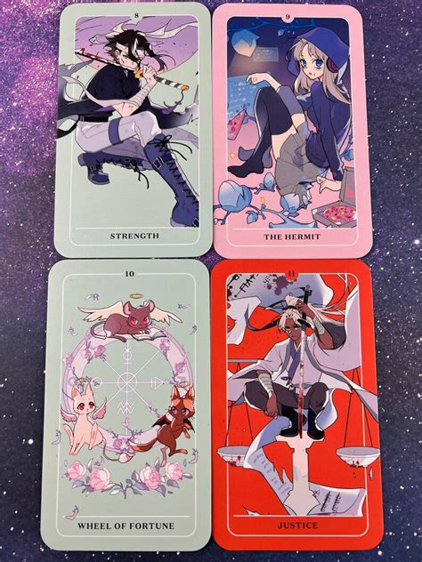 Anime Tarot Cards Explore The Archetypes Symbolism And Etsy