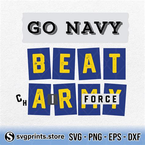 Go Navy Beat Air Force Chair Force Svg Png Dxf Eps