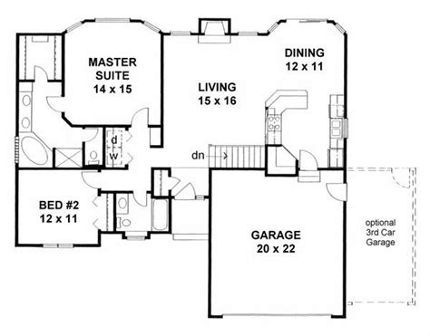 See more ideas about two bedroom tiny house, house floor plans, house plans. Exceptional Two Bedroom House Plans with Basement - New ...