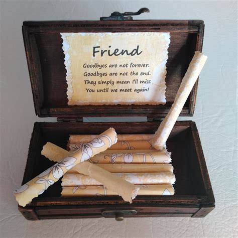 Friend Goodbye Quote Treasure Chest Etsy In 2021 Goodbye Ts