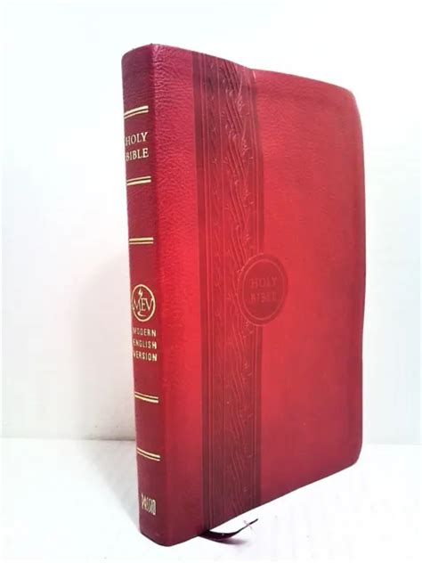 Mev Bible Thinline Reference Edition Modern English Version Cranberry