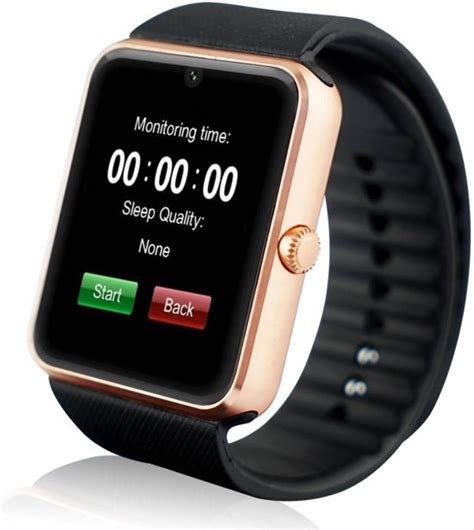 Originele Gt08 Smartwatch Smartphone Horloge Android Goud