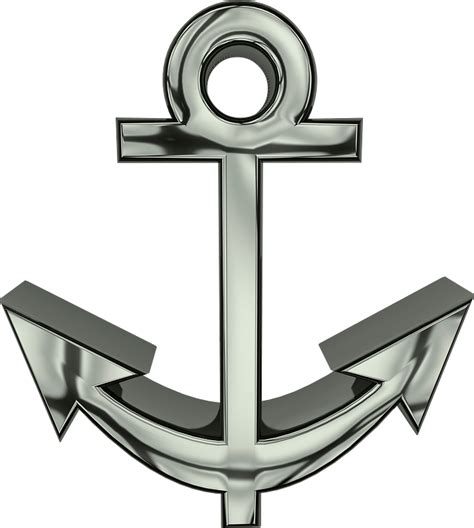 Silver Anchor Clipart Free Download Transparent Png Creazilla