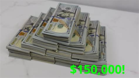 Money Count 150000 Cash Youtube