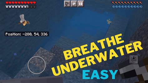 How To Breathe Underwater In Minecraft [ Easiest Way ] Youtube