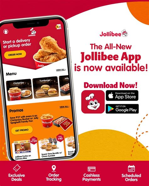 Jollibee Launches New App For Delivery