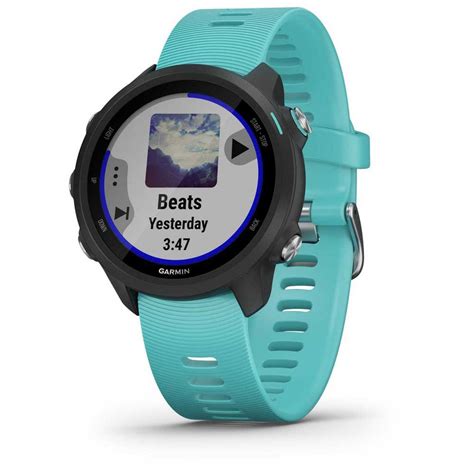 You will sync with music streaming services, such as spotify, to store and play your favourite rite songs right. Orologio Garmin Forerunner 245 music acqua marina in offerta