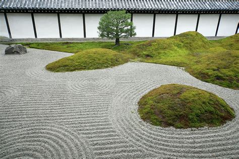 Japan Kyoto Hojoteien Zen Garden By Kaz Chiba