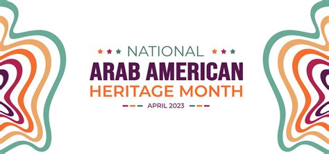 National Arab American Heritage Month Background Arab American