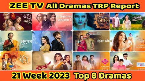 Zee Tv Dramas Trp Report L 21 Week L 06 June 2023 I All 8 Drama