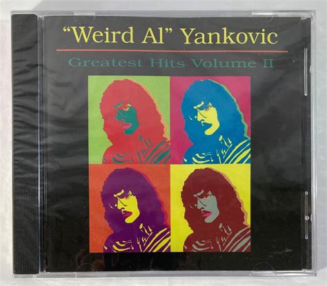 未使用 アル・ヤンコビック Weird Al Yankovic Greatest Hits Volume Ⅱ 米盤cd Scotti