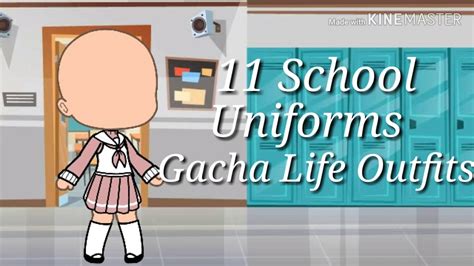 11 School Uniforms Gacha Life Outfits Youtube