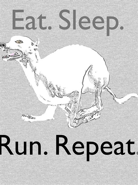 Eat Sleep Run Repeat T Shirt By Jetska Redbubble