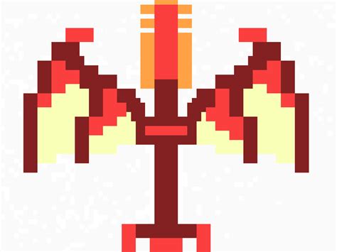 Fire Sword Pixel Art Maker