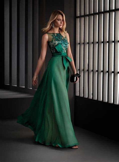 Vestidos Verdes De Fiesta Modelos Para Enamorar Elegant Dresses Beautiful Dresses Formal