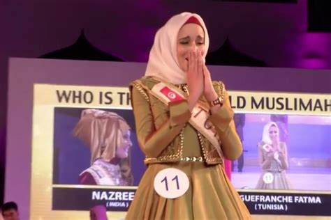 Watch Tunisian Wins Muslim Beauty Pageant In Indonesia Latest Others News The New Paper
