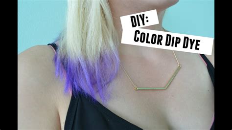 Diy Color Dip Dye In 5 Minuten Youtube