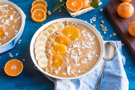 Orange Smoothie Bowl The Adventure Bite