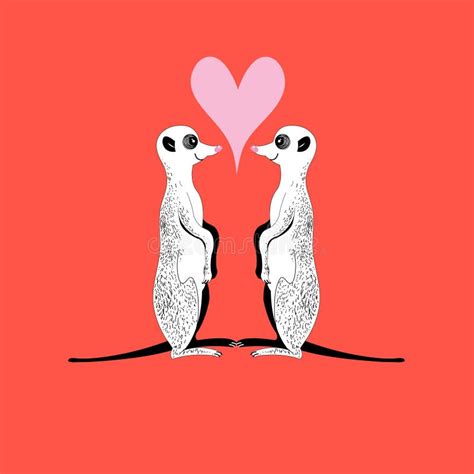 Vector Of Meerkats Design On White Background Wild Animals Meerkats