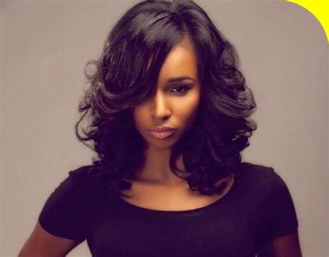 Medium Length Black Hairstyles Hairstyle New Ideas