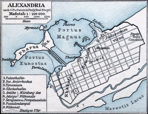 Map Of Ancient Alexandria 595xh 