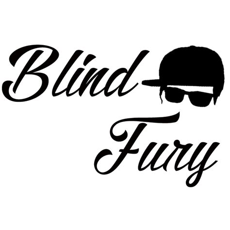 Blind Fury Logo Vinyl Sticker Choose Color 3nt Productions Official