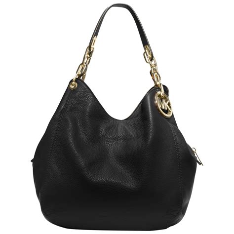 Michael Michael Kors Large Fulton Hobo Bag In Black Black Lyst