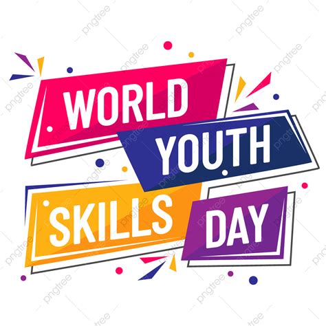 World Youth Day Vector Hd Png Images World Youth Skills Day Banner