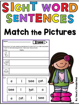 How quickly or slowly you teach english phonics will depend on whether your students can already read in their. Sight Word Sentences Cut and Paste with CVC Words by Dana's Wonderland