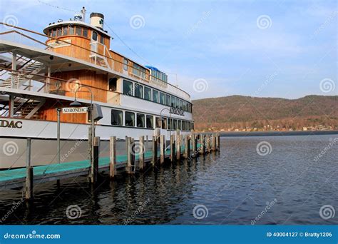 Historic Adirondack Cruise Boatlake Georgeny Editorial Photography