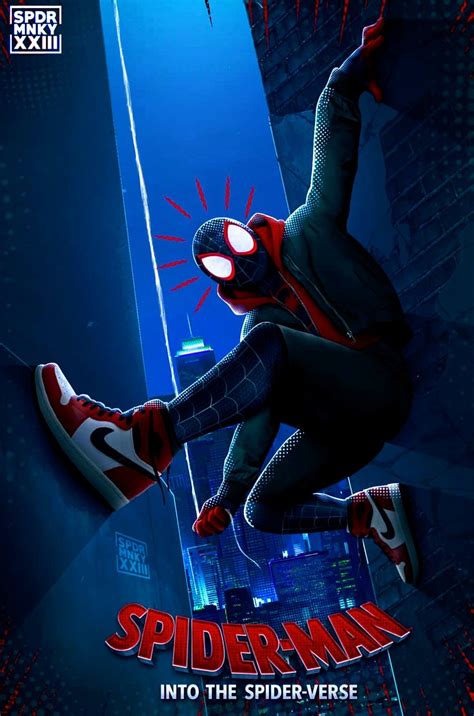 Miles Morales Ultimate Spider Man Into The Spider Verse Spider Man