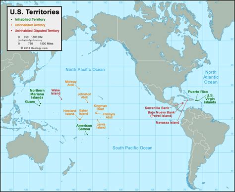 Map Of Us Territories