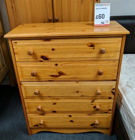 Bhf Solid Pine 5 Drawer Chest Of Drawers In Eastleigh Hampshire