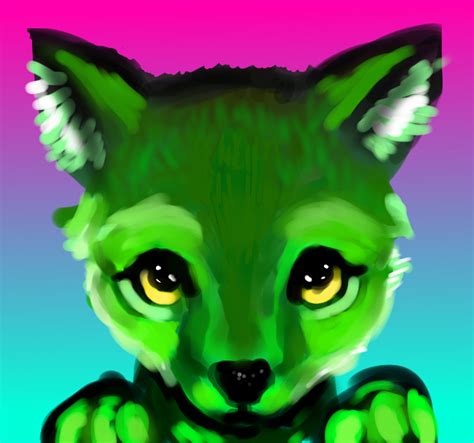 Green Fox By Zazzine On Deviantart