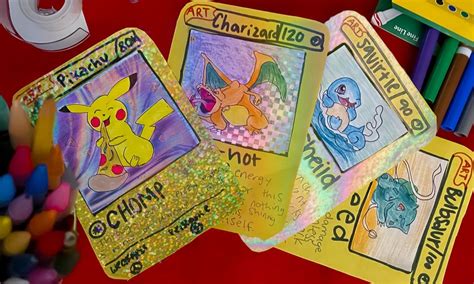 Make Your Own Pokémon Cards Weekly Club How To Draw Pokémon Characters